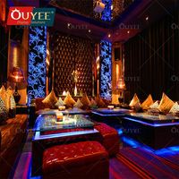 Diseño Interior Moderno Personalizado para Club Nocturno, Luces LED para DJ, Mueble de Exhibición, Mesa de Salón, Muebles de Exterior Ecológicos de Metal y Vidrio