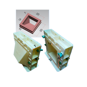 Khuôn làm gạch lỗ trang trí tường vườn bằng nhựa ABS thiết kế đẹp, hai mặt, kiểu bê tông, bán buôn. - Product Image 2