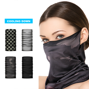 WRELS Vente en gros Cache-cou respirant unisexe pour sports d'été en extérieur avec passants pour les oreilles et protection UV - Product Image 1