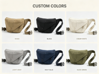 Sac banane de sport en nylon ultraléger avec fermeture éclair à dégagement rapide, sac de taille tendance pour la course, pochette de ceinture étanche, système de rangement de voyage