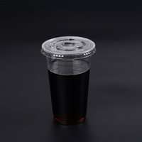 Gobelet transparent jetable écologique et compostable, gobelet en plastique PLA biodégradable transparent pour parfait
