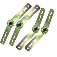 Accessoires de canapé multi-angles à deux sections en or en gros, y compris ressort de charnière d'appui-tête à 360 degrés pour lits d'hôtels