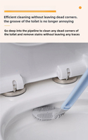 Brosse de nettoyage amusante en forme de club de golf avec manche long en silicone pour cuvette de toilettes