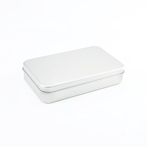 Bán Hot hình chữ nhật kim loại hộp thiếc với nắp hộp thiếc cho hình ảnh đồ trang sức cá nhân các mặt hàng bao bì biểu tượng tùy chỉnh - Product Image 3