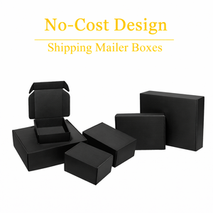 Emballage d'expédition de cosmétiques Blush, boîte d'expédition en carton ondulé E, boîte d'expédition à rabat supérieur, emballage personnalisé imprimé - Product Image 2