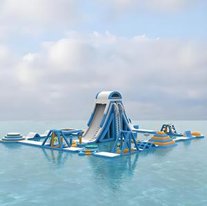 نفخ الحديقة المائية مع متعة المياه العائمة الطريق عقبة الصيف نفخ أكوا بارك - Product Image 3