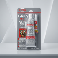 FONSIN RTV Gasket Maker Grey 999 85g Tambahkan Lem Super Kualitas FONSIN, Pasta Silikon Halus, Sealant, Perekat Perbaikan Mesin