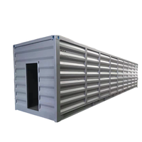 Piscine modulaire préfabriquée en conteneur de 40 pieds, résistante aux intempéries, en acier, pour les loisirs en plein air et l'entraînement à la natation