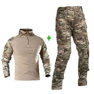 Combinaison de camouflage DF pour homme, manches longues, mélange de coton, modèle G2, entraînement en plein air, combinaison tactique - Product Image 4