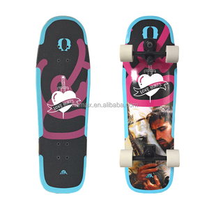 สเก็ตบอร์ดแลนด์เซิร์ฟ รับน้ำหนักได้ 150 กก. แผ่นไฟเบอร์กลาส 6+2 ลูกปืนเซรามิก สำหรับเด็ก ผู้ใหญ่ และผู้เริ่มต้น - Product Image 1