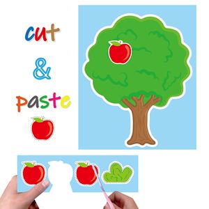 Libro de Actividades para Preescolares: Aprende a Cortar, Práctica de Corte y Pegado, Manualidades Sensoriales, Juguete DIY, Desarrollo de Habilidades con Tijeras - Product Image 3