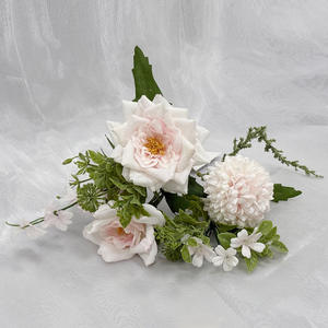 زهور الفاوانيا الاصطناعية عالية الجودة بسبعة فروع للتصوير الفوتوغرافي وديكورات الزفاف والكريسماس والتخرج - Product Image 2