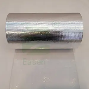 110G GSM 1.2 M breite Aluminum isolierung folie reflektierende mit woven stoff Radiant Barrier Under Metal Roof