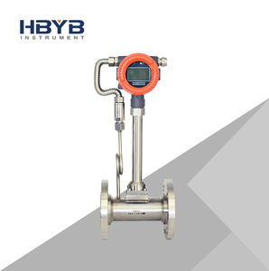 HART 4-20mA 316L pengukur aliran Meter, flensa uap Digital tekanan tinggi - Product Image 1