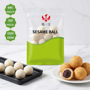Boules de sésame surgelées 20g, pâtisserie chinoise végane avec certification Halal, collation sucrée fourrée pour la vente en gros - Product Image 5