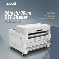 Machine à secouer la poudre DTF de 36 pouces, automatique, pour film PET, séchage rapide pour l'industrie textile, faible consommation, secoueur DTF de 90 cm