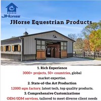 La stalle douce extérieure de cheval de corrosion de joints de structure métallique de luxe l'anti lambrisse des boîtes stables de cheval