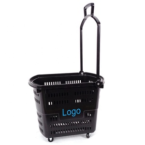 <span class=keywords><strong>Prix</strong></span> <span class=keywords><strong>d</strong></span>'usine chariot <span class=keywords><strong>supermarché</strong></span> panier en plastique panier avec poignée Chine fabrication usine en gros portable - Product Image 3
