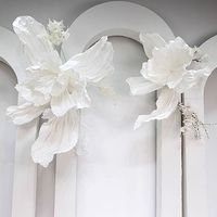 Nouvelle Grande Fleur en Papier Artisanale Géante et Réaliste au Design Plissé pour Mariage, Fête des Mères, Noël, Décoration de Fond et de Vitrine