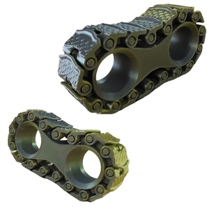Wholesale Decompress Fingertip Spinners 3D Printed Tank Tracks Sensory Fidget <b>Toys</b> Targeted Audience Sensory Fidget Spinner - Product Image 1