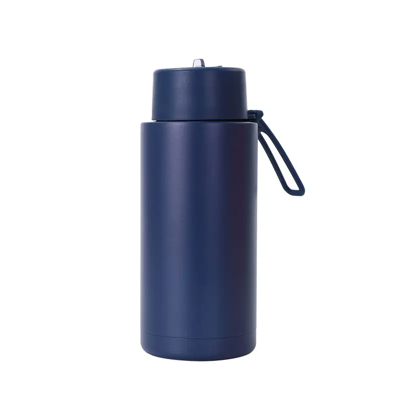 Frasco de vacío personalizado de 1000ml ecológico sin BPA, botella de agua de acero inoxidable con aislamiento de doble pared reutilizable