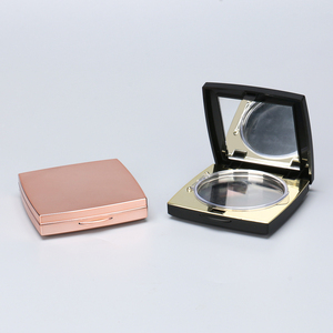 Fashion <strong>Luxury</strong> Square Empty Pressed Powder Packaging Custom Cosmetic Packaging <strong>Compact</strong> Case With <strong>Mirror</strong> - Product Image 2