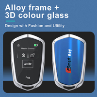 Funda para Llave de Coche, Mini GPS, Localizador de Llaves, LED Digital, Control Remoto, Caja Inteligente para Llaves de Auto, Bloqueo y Desbloqueo, Pantalla LCD Inteligente, Aleación de Aluminio