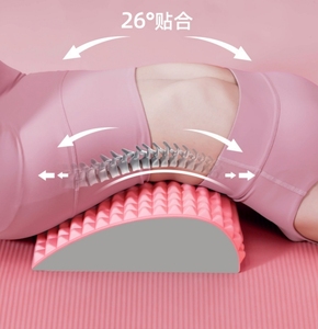 Camilla de espalda-para aliviar el dolor de espalda baja-Dispositivo de agrietamiento de espalda, masajeador para <span class=keywords><strong>escoliosis</strong></span>, soporte de descompresión de la columna vertebral - Product Image 3