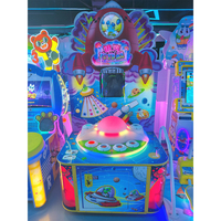 Machine de jeu d'intérieur de haute qualité à monnayeur avec ticket de loterie en anglais