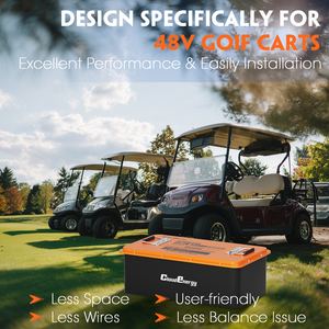 Batterie de chariot de <span class=keywords><strong>golf</strong></span> Cloudenergy GFS48-120R 51.2V 120Ah LiFePO4 avec BMS 250A, application et écran tactile, 6000+ cycles, -20~60°C - Product Image 6
