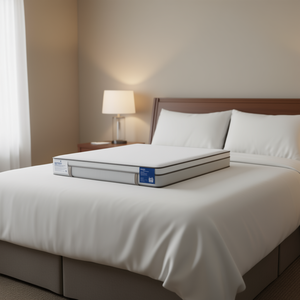 ที่นอนเสริมดีบี เมมโมรี่ เธอราพี ท็อปเปอร์ แผ่นใยโพลีเอสเตอร์นุ่ม สำหรับเตียงเดี่ยว เตียงควีนไซส์ เตียงคิงไซส์ ใช้ในบ้านได้ทุกฤดู - Product Image 2