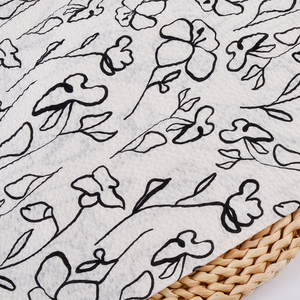 Tùy Chỉnh Dệt Muối Shrank Nhăn Nhẹ Tự Nhiên Hoa Cotton Thoáng Khí Kỹ Thuật Số In Vải Cho Cô Gái Chàng Trai Túi - Product Image 2