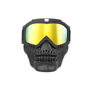 Aanpasbare Vintage Unisex Halloween Schedelbril Voor Fietsen En Motorfietsen Voor Kostuumfeesten Sport - Product Image 2