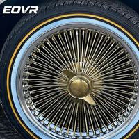 Jantes à rayons chromées EVOR Custom Luxury Classic 72/100 Knock-Off, à déport profond, 13, 14, 15, 16 pouces, pour Chevy Impala