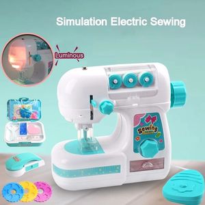 Mini <span class=keywords><strong>machine</strong></span> à <span class=keywords><strong>coudre</strong></span> électrique créative DIY avec kit de modèles, jouet éducatif <span class=keywords><strong>pour</strong></span> enfants, cadeau <span class=keywords><strong>pour</strong></span> jeux d'imitation - Product Image 3