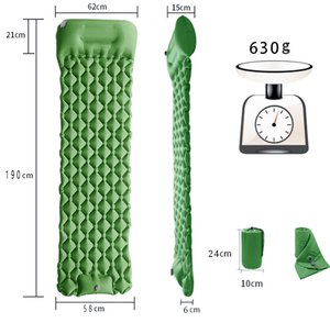 Matelas de couchage gonflable ultraléger / Matelas pneumatique léger avec pompe intégrée et oreiller, idéal pour le camping, <span class=keywords><strong>Airpad</strong></span> - Product Image 2