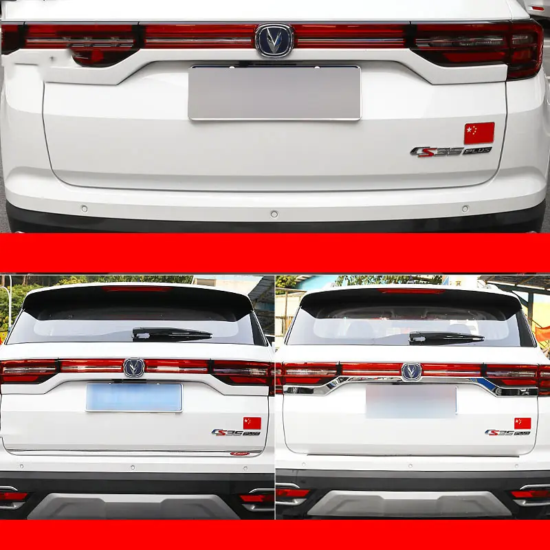 Lsrtw2017-embellecedores de puerta trasera de coche, accesorios de Interior de acero inoxidable cromado, 2018, 2019, 2020, para Changan Cs35 Plus