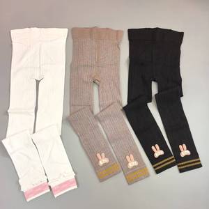 Liquidation en gros : Vêtements et chaussettes à prix réduits pour la revente – <span class=keywords><strong>Leggings</strong></span> côtelés pour filles avec décorations mignonnes, pantalons décontractés doux - Product Image 1