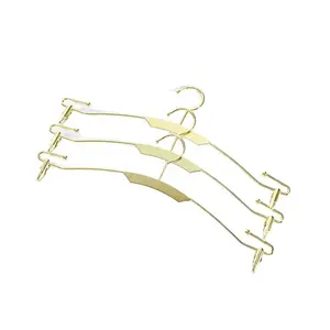 Manufacturer Supplier Custom Logo Fashion Metal Lingerie Underpants Clothes Hanger