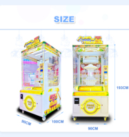 Nouveaux arrivages Lucky Wheel Marteau à jetons Cadeau Jeu Machine d'arcade Distributeur de prix commercial pour les centres commerciaux
