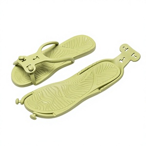 Chaussures de voyage amovibles pour femmes, nouvelle collection été 2026, antidérapantes, à semelle souple, déodorantes, respirantes, imperméables, en EVA ajouré - Product Image 1
