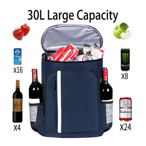 कस्टम बड़े क्षमता 30 लंबी पैदल यात्रा बियर अछूता लीक सबूत बैग कूलर कर सकते हैं - Product Image 2