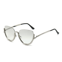 Kenbo Eyewear-Lunettes de soleil diamant à demi-monture, mode 2025, vente en gros