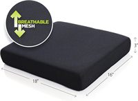 Oreiller de siège en mousse à mémoire de forme de coccyx potable de qualité supérieure coussin de siège anti-pression pour conducteur de voiture