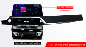 Autoradio pour <span class=keywords><strong>BMW</strong></span> Série 5 Série 7 F10 F11 F02 Upgrade To <span class=keywords><strong>2022</strong></span> AC Panel Air Condition Auto Multimedia Player Navigation Carplay - Product Image 2