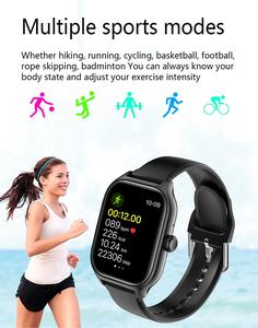 Último Smartwatch com Tela Touch HD de 2,3 polegadas, Música BT, Chamadas, Múltiplos Modos Esportivos, Rastreador de Fitness, Relógio Inteligente MVP-190 - Product Image 5