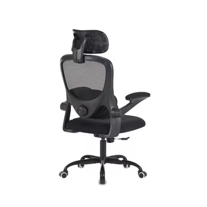Nouvelle chaise de bureau ergonomique, chaise de bureau exécutive inclinable en mesh avec appuie-tête réglable et accoudoirs réglables - Product Image 4