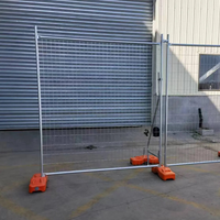 Heetverkopende gegalvaniseerde tijdelijke omheiningspanelen, mobiele metalen veiligheidsomheining voor bouwprojecten, evenementen, tuinen, ranches, roestvrij, 3D