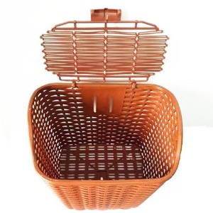 Accessori per <span class=keywords><strong>bicicletta</strong></span> cesto bici con Rattan vimini cesto anteriore per bici con altre parti di biciclette <span class=keywords><strong>cestino</strong></span> per bici - Product Image 2