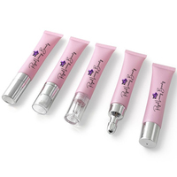 Tube cosmétique vide rose givré mat de 20 ml/g pour lotion, soin de la peau, crème contour des yeux, essence, baume à lèvres, brillant à lèvres